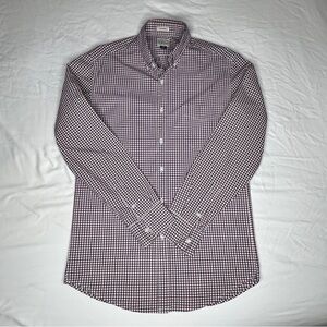 J.Crew Classic Checkered Button-Up Shirt (S) Small